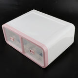 Max Plastic Underwear Storage Organizer Socks Bra Container Drawer 16-Grid Pink