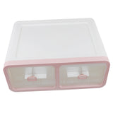 Max Plastic Underwear Storage Organizer Socks Bra Container Drawer 16-Grid Pink