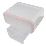Max Plastic Underwear Storage Organizer Socks Bra Container Drawer 16-Grid Pink