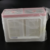 Max Plastic Underwear Storage Organizer Socks Bra Container Drawer 16-Grid Pink