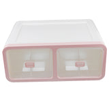 Max Plastic Underwear Storage Organizer Socks Bra Container Drawer 16-Grid Pink