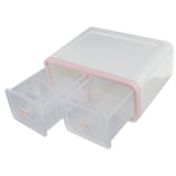 Max Plastic Underwear Storage Organizer Socks Bra Container Drawer 16-Grid Pink