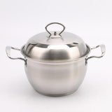 Maxbell  Korean Stainless Steel Sauce Pan Stock Pot Milk Pan Nonstick Saucepan 24cm