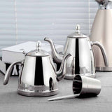Max Stainless Steel Tea Kettle Tea Pot Teapot Teaware for Induction Cooker 1.5L
