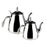 Max Stainless Steel Tea Kettle Tea Pot Teapot Teaware for Induction Cooker 1.5L