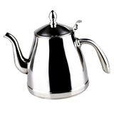 Max Stainless Steel Tea Kettle Tea Pot Teapot Teaware for Induction Cooker 1.5L