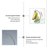 Maxbell  Banana Hanger Cabinet Hook for Bananas or Kitchen Hook Folds-up