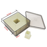 Maxbell  Square Cookie Cutter Nylon Fondant Cutter Set Biscuit Cutter Set with Case 1