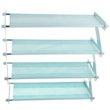 Max Multi-layer Shoe Rack Moistureproof Durable Storage Shelf Organizer DIY Blue