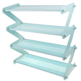 Max Multi-layer Shoe Rack Moistureproof Durable Storage Shelf Organizer DIY Blue