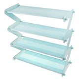 Max Multi-layer Shoe Rack Moistureproof Durable Storage Shelf Organizer DIY Blue