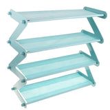 Max Multi-layer Shoe Rack Moistureproof Durable Storage Shelf Organizer DIY Blue