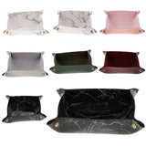 Max Watches Candy Sundries Holder Storage Boxes Bins PU Leather Storage Tray A