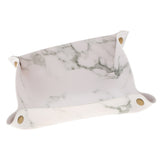 Max Watches Candy Sundries Holder Storage Boxes Bins PU Leather Storage Tray B
