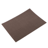 Max Placemat PU Leather Dinning Table Place Mat Pad Coffee Tea Coaster Light or Dark Brown By Random