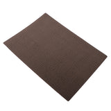 Max Placemat PU Leather Dinning Table Place Mat Pad Coffee Tea Coaster Light or Dark Brown By Random