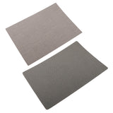 Max Placemat PU Leather Dinning Table Place Mat Pad Coffee Tea Coaster Light or Dark Brown By Random
