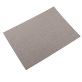 Max Placemat PU Leather Dinning Table Place Mat Pad Coffee Tea Coaster Light or Dark Brown By Random