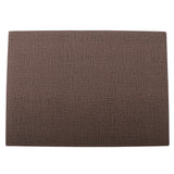Max Placemat PU Leather Dinning Table Place Mat Pad Coffee Tea Coaster Light or Dark Brown By Random