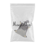 Max Cartoon Cat Key Storage Tray Change Organizer PU Leather Catchall Gray