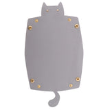 Max Cartoon Cat Key Storage Tray Change Organizer PU Leather Catchall Gray