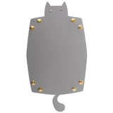 Max Cartoon Cat Key Storage Tray Change Organizer PU Leather Catchall Gray