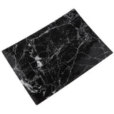 Max Placemat PU Leather Dinning Table Mat Pad Coffee Drink Tea Place Mat Black