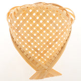Max Bamboo Tray Bamboo Serving Plate Platter Fruit Vegetable Bread 21X18cm