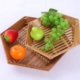 Max Woven Serving Tray Handles for Breakfast Drinks Snack Coffee Table 26X4cm