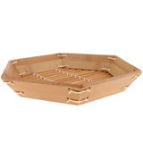 Max Woven Serving Tray Handles for Breakfast Drinks Snack Coffee Table 26X4cm