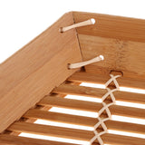 Max Woven Serving Tray Handles for Breakfast Drinks Snack Coffee Table 26X4cm