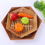 Max Woven Serving Tray Handles for Breakfast Drinks Snack Coffee Table 26X4cm