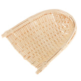 Max wicker Tray wicker Serving Plate Platter Fruit Vegetable Bread 17X17cm