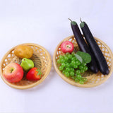 Max Kichen Baskets for Bread Fruits and Veggies Bamboo Basket 28X4cm