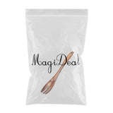 Max Wooden Serving Fork Cake Dessert Fruit Salad Ice Cream Fork Brown Kinking