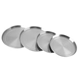 Maxbell  Set of 4 Stainless Steel Stove Burner Range Cover Stovetop Protector Liner