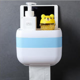 Maxbell 1 Piece Oval Double Tissue Box Holder Paper Container for Home Decor Blue