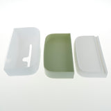 Maxbell 1 Piece Oval Double Tissue Box Holder Paper Container for Home Decor Green