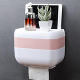 Maxbell 1 Piece Oval Double Tissue Box Holder Paper Container for Home Decor Pink