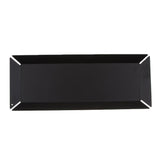 Maxbell Iron Fruits Cosmetic Jewelry Towel Coffee Tea Serving Tray Black Rectangle - Aladdin Shoppers