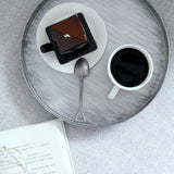 Maxbell round tray cake dessert coffee plate decorating photography ring tray M - Aladdin Shoppers
