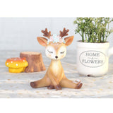 Maxbell Mini Simulated Deer Ornaments Home Garden Car Decoration Ornament Shy - Aladdin Shoppers