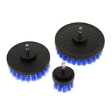 Maxbell 3PCS 2/4/5inch Tile Grout Cleaning Drill brush Scrub Brush Drill Kit Blue - Aladdin Shoppers