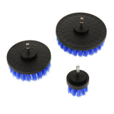 Maxbell 3PCS 2/4/5inch Tile Grout Cleaning Drill brush Scrub Brush Drill Kit Blue - Aladdin Shoppers
