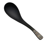 Max Stainless Steel Soup Spoon Coffee Tea Table Bouillon Spoon Black