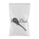 Max Stainless Steel Soup Spoon Coffee Tea Table Bouillon Spoon Black