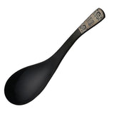 Max Stainless Steel Soup Spoon Coffee Tea Table Bouillon Spoon Black