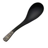 Max Stainless Steel Soup Spoon Coffee Tea Table Bouillon Spoon Black