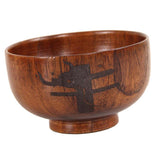 Max Wooden Salad Bowl/Rice Miso Soup Bowl/Rice Bowl/Decorative Bowl cattle