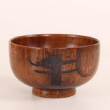 Max Wooden Salad Bowl/Rice Miso Soup Bowl/Rice Bowl/Decorative Bowl cattle